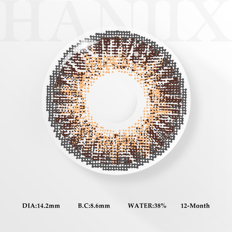 3 Tone Royal Brown - 1 Year, 2 lenses