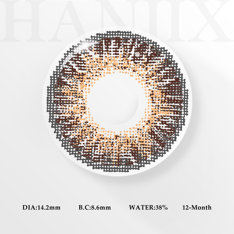 3 Tone Royal Brown - 1 Year, 2 lenses