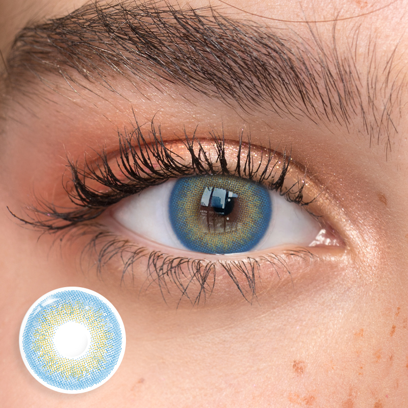 Hana Blue - 1 Month, 2 lenses