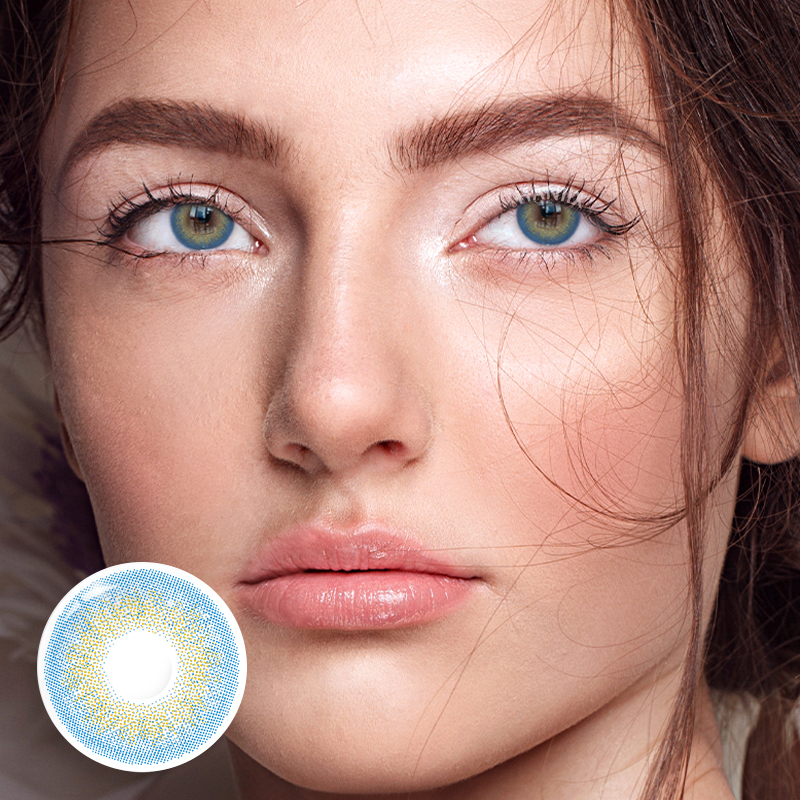 Hana Blue - 1 Month, 2 lenses