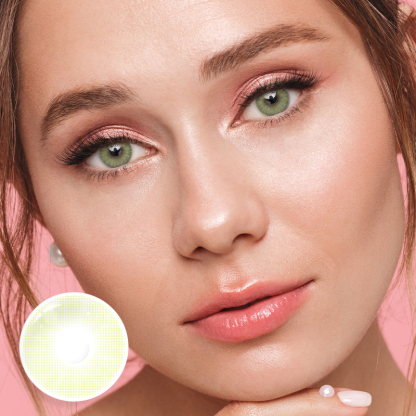 Polar Lights Crystal Green - 1 Year, 2 lenses