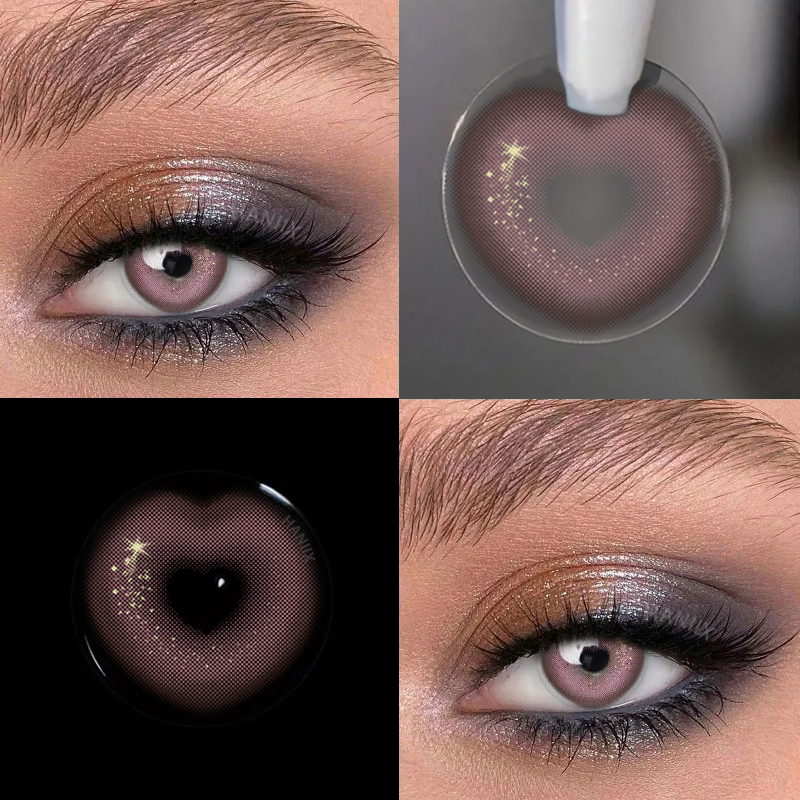 Tender Pink Brown - 1 Year, 2 lenses