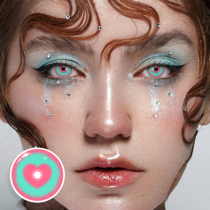 Anime Heart Green - 1 Year, 2 lenses