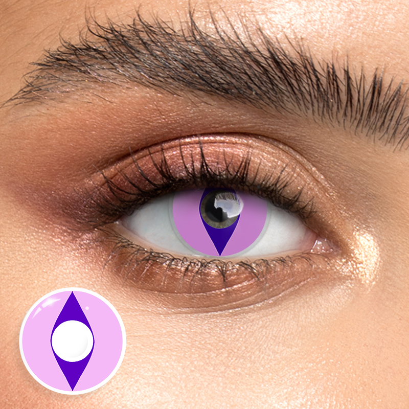 Cat Eye Violet - 1 Year, 2 lenses