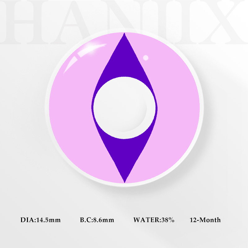 Cat Eye Violet - 1 Year, 2 lenses