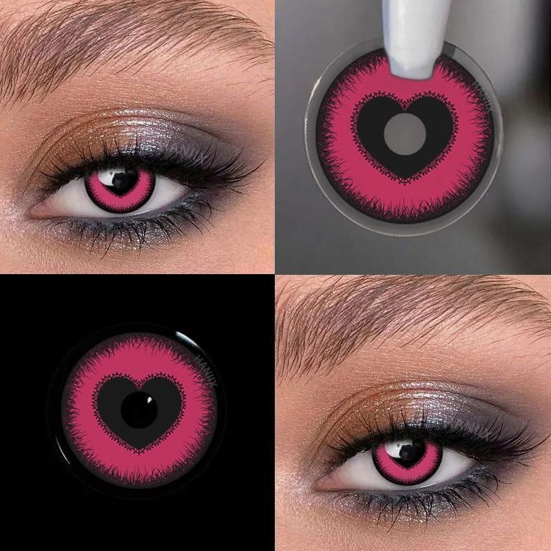 Anime Heart Pink - 1 Year, 2 lenses