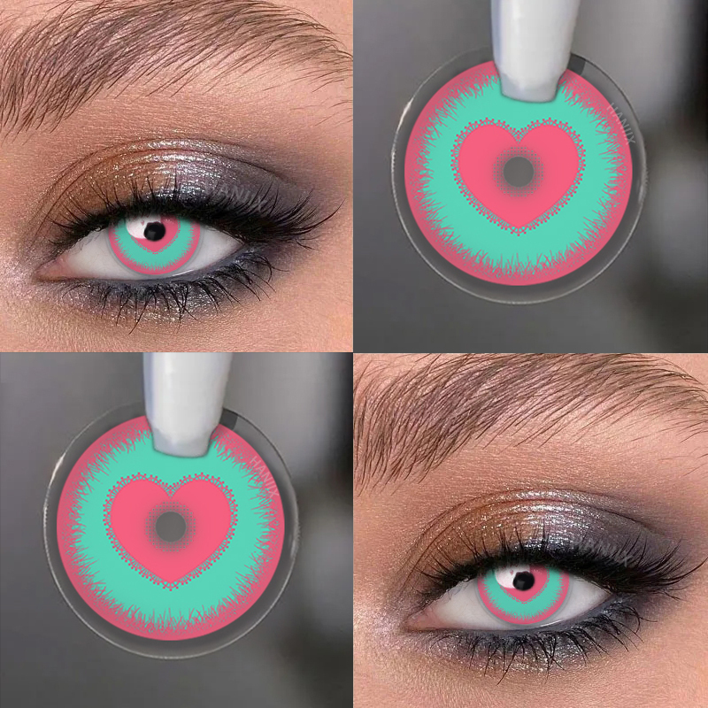 Anime Heart Green - 1 Year, 2 lenses