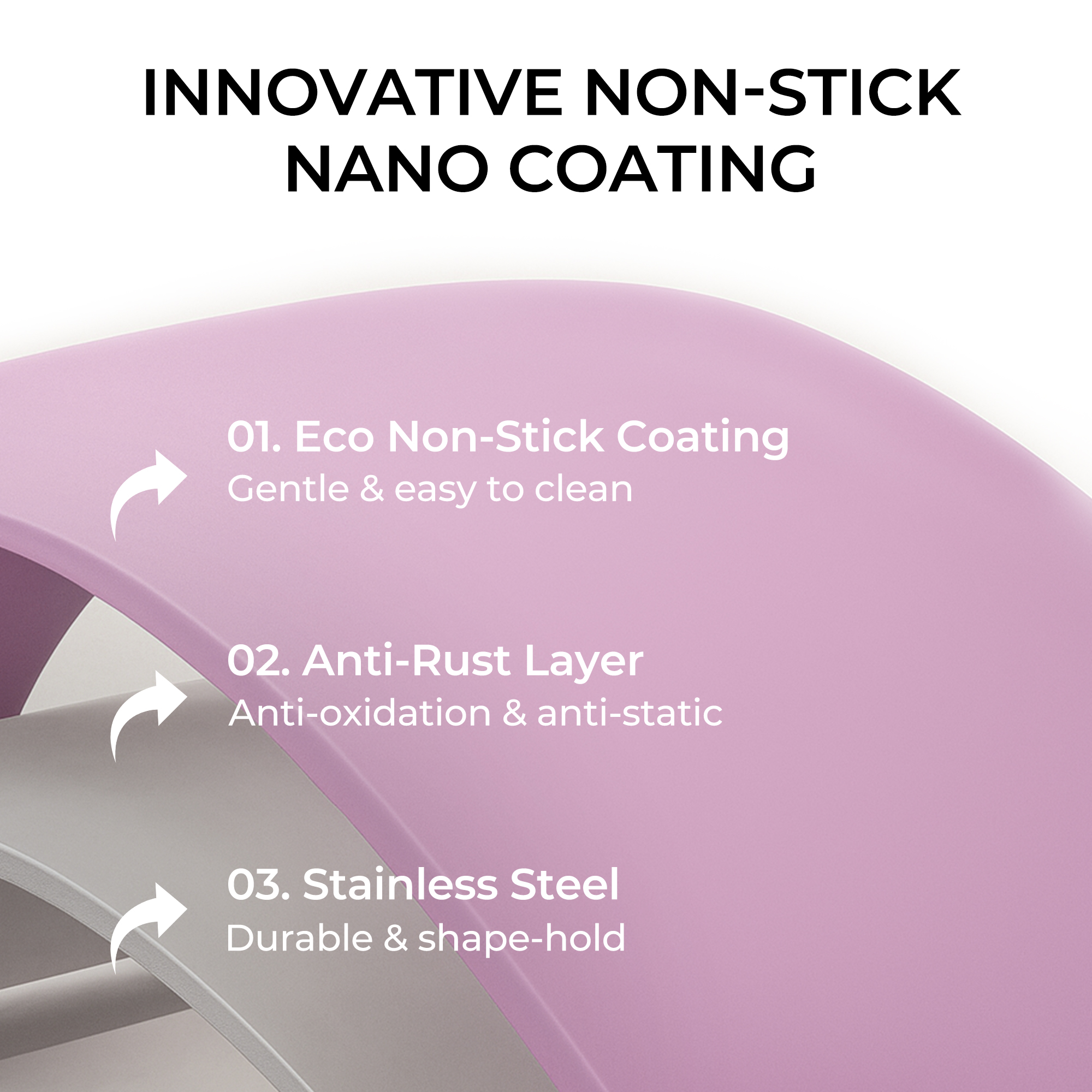 Non-Stick Nano Coated Eyelash Tweezers