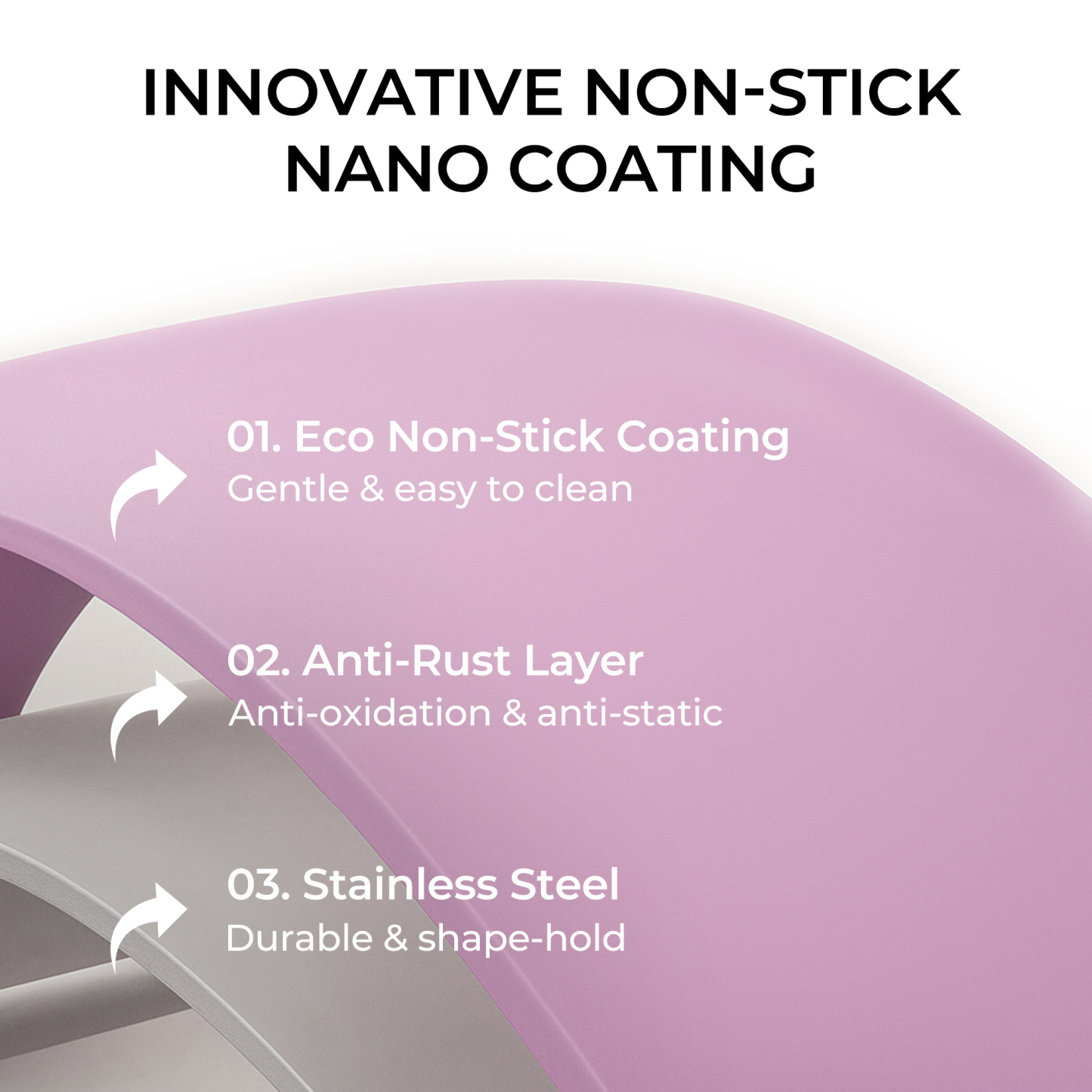 Non-Stick Nano Coated Eyelash Tweezers