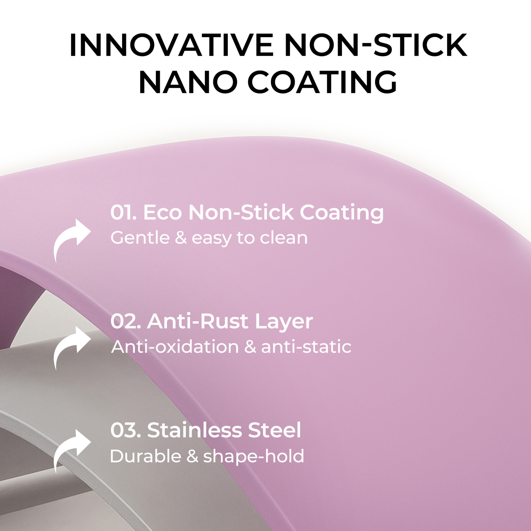 Non-Stick Nano Coated Eyelash Tweezers