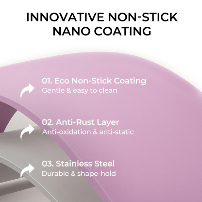 Non-Stick Nano Coated Eyelash Tweezers