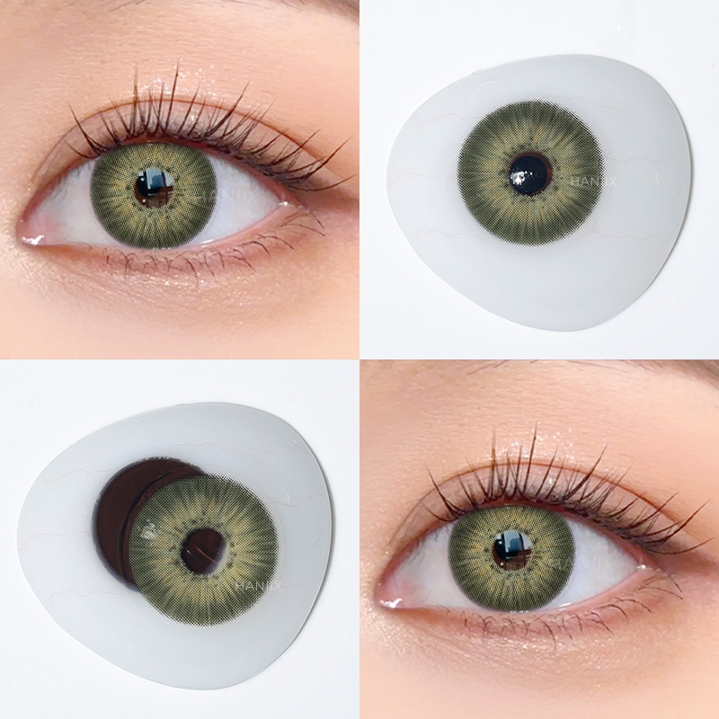 Iceland Green Natural 1 Year Colored Contacts – HANIIX