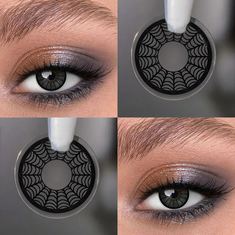 Spider Web Black - 1 Year, 2 lenses