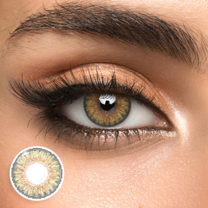 3 Tone Brown - 1 Year, 2 lenses