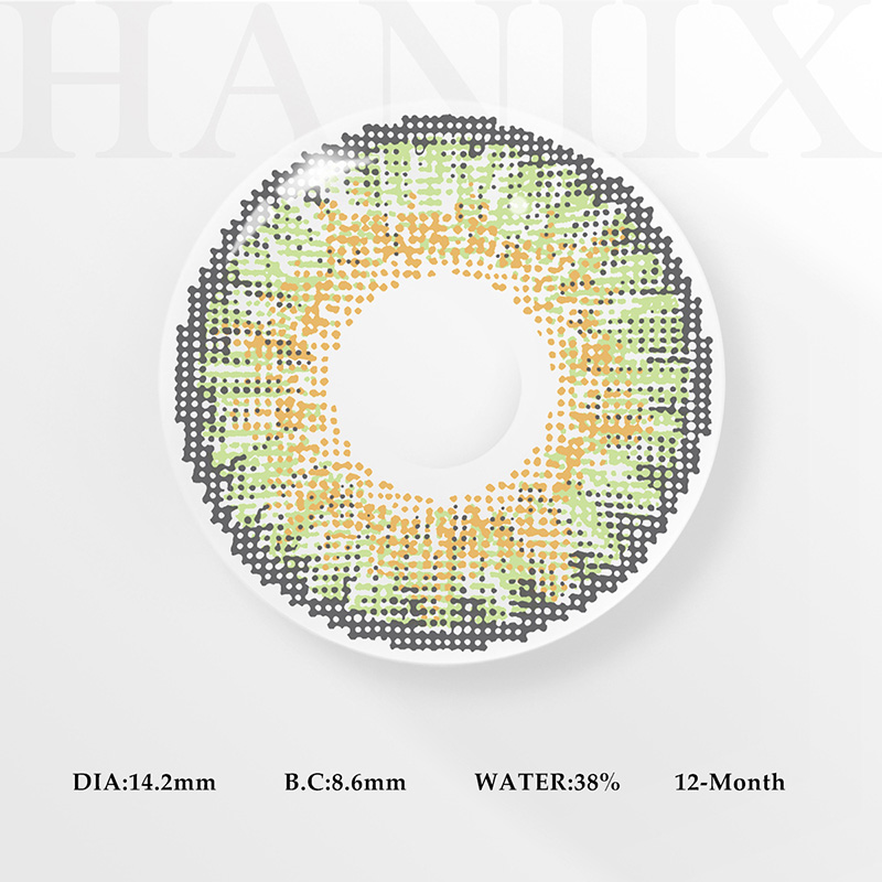 3 Tone Green - 1 Year, 2 lenses