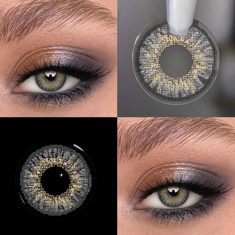 3 Tone Grey - 1 Year, 2 lenses