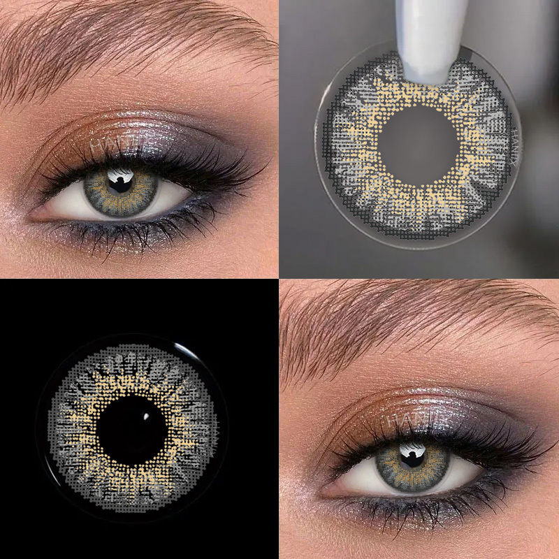 3 Tone Grey - 1 Year, 2 lenses