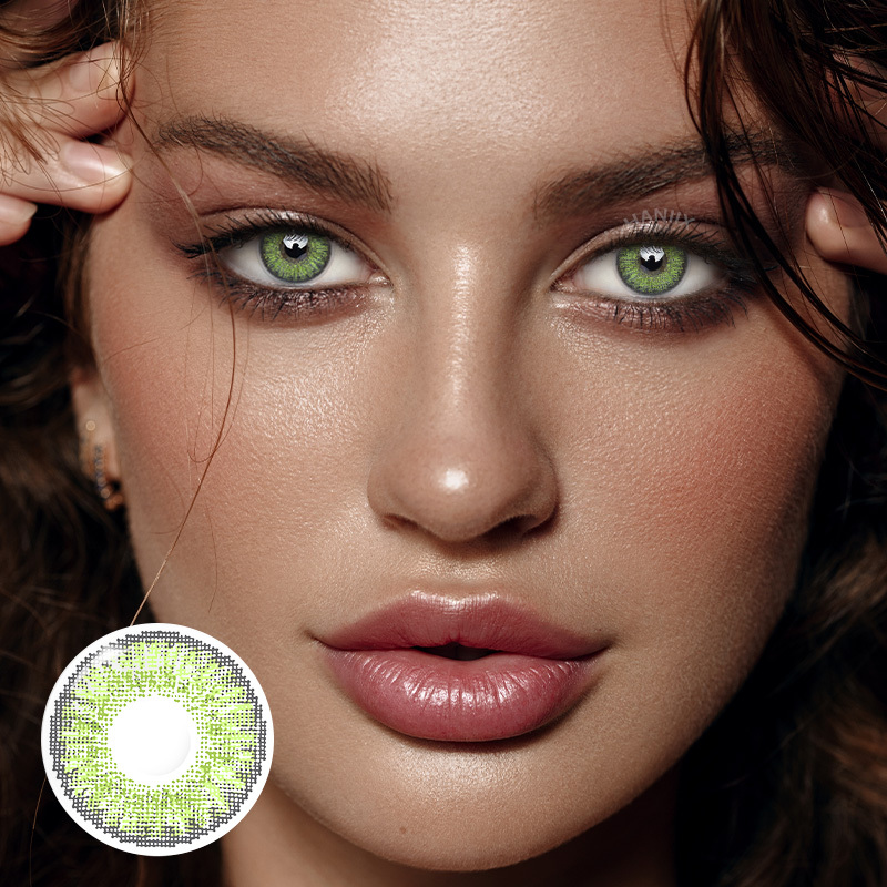 3 Tone Royal Green - 1 Year, 2 lenses