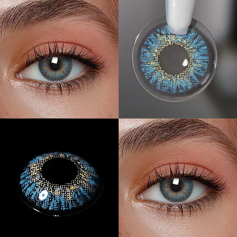 3 Tone Sky Blue - Yearly, 2 lenses