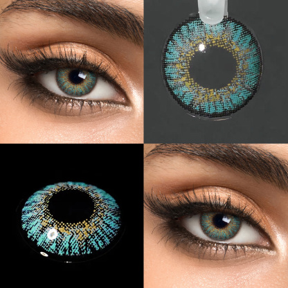 3 Tone Turquoise - Yearly, 2 lenses