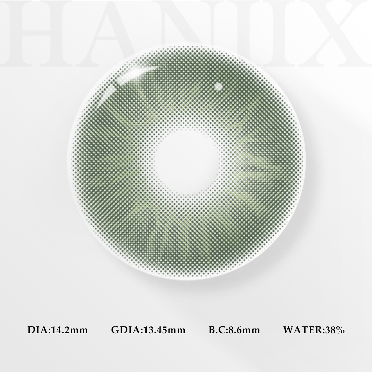 Glitter Green - Yearly, 2 lenses