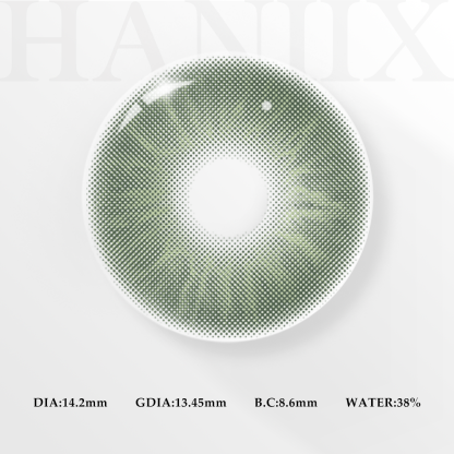 Glitter Green - Yearly, 2 lenses