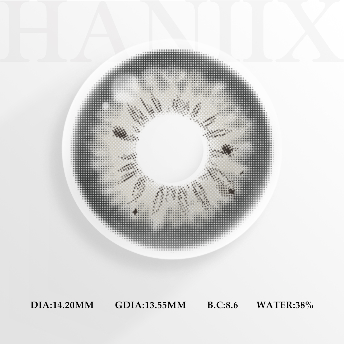 Stunna Grey - Yearly, 2 lenses - HANIIX
