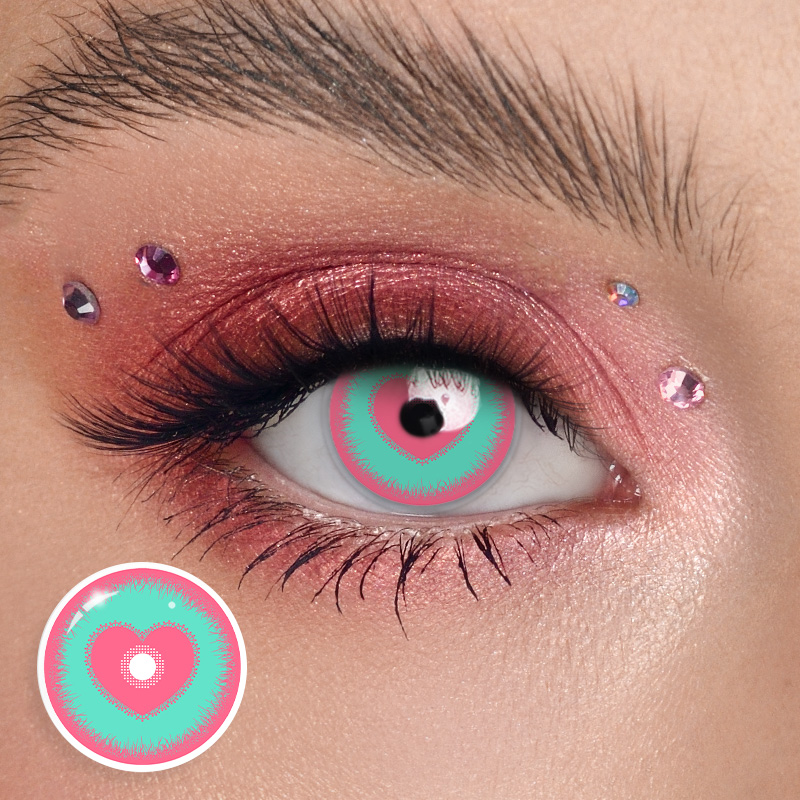 Anime Heart Green - 1 Year, 2 lenses