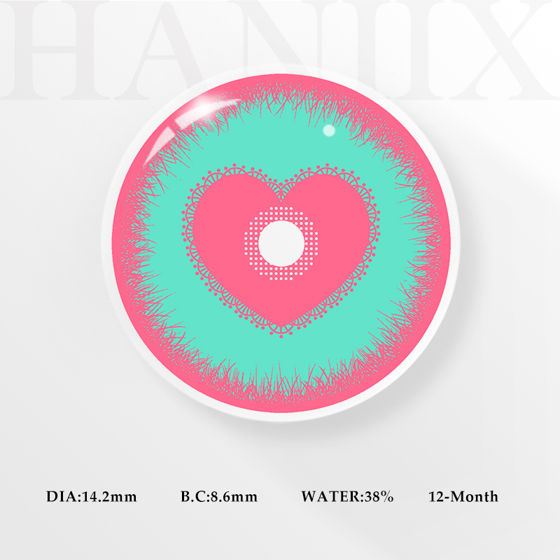 Anime Heart Green - Yearly, 2 lenses