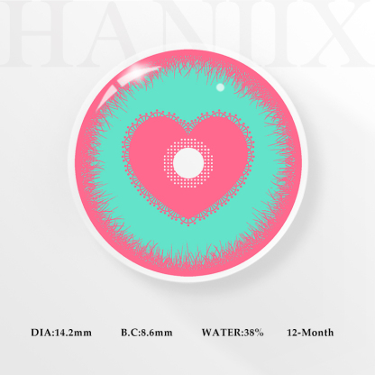 Anime Heart Green - Yearly, 2 lenses