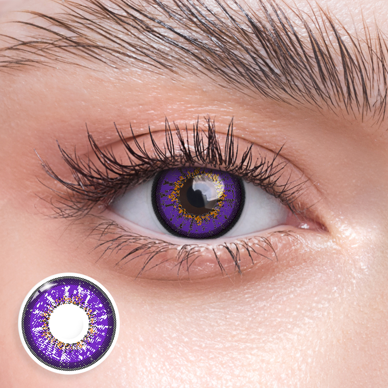 Anime Violet Cosplay Vibrant Colored Contacts – HANIIX