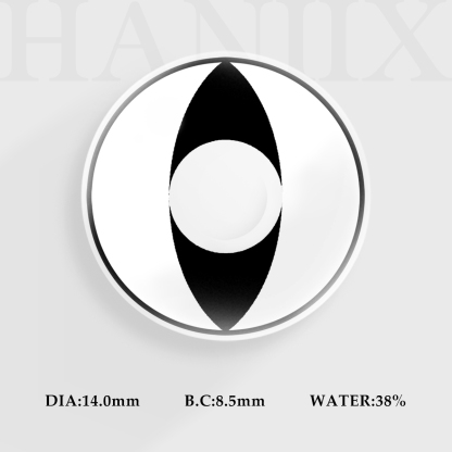 Cat Eye White - Yearly, 2 lenses