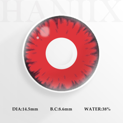 Twilight Vampire Red - Yearly, 2 lenses