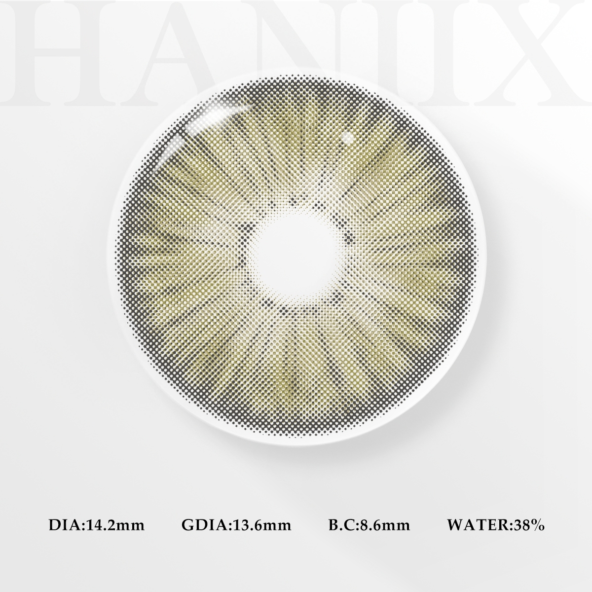 Glacier Grey Brown - Yearly, 2 lenses