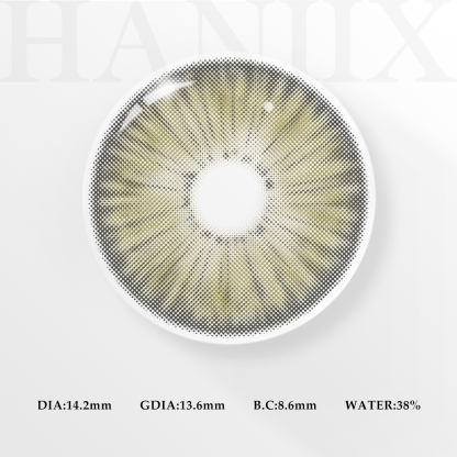 Glacier Grey Brown - Yearly, 2 lenses