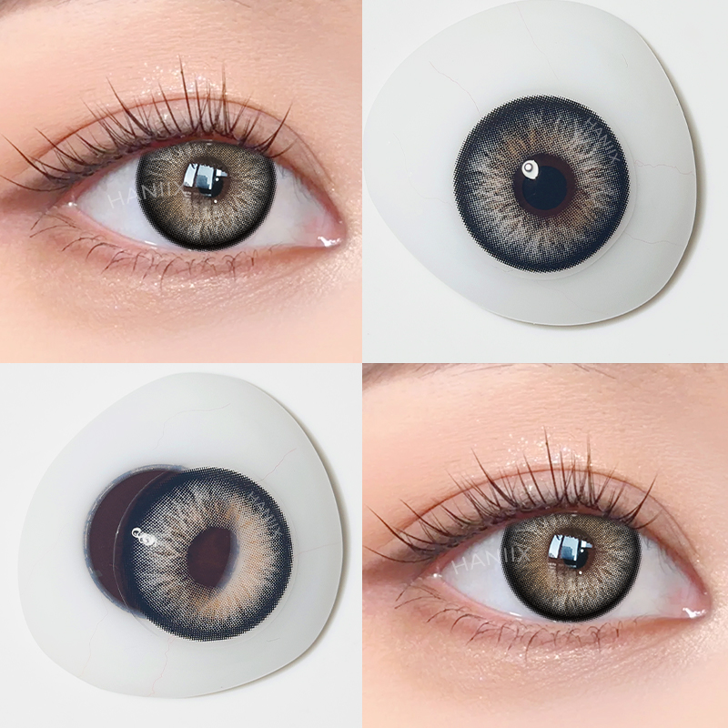 Crush Black Natural 1 Year Colored Contacts – HANIIX