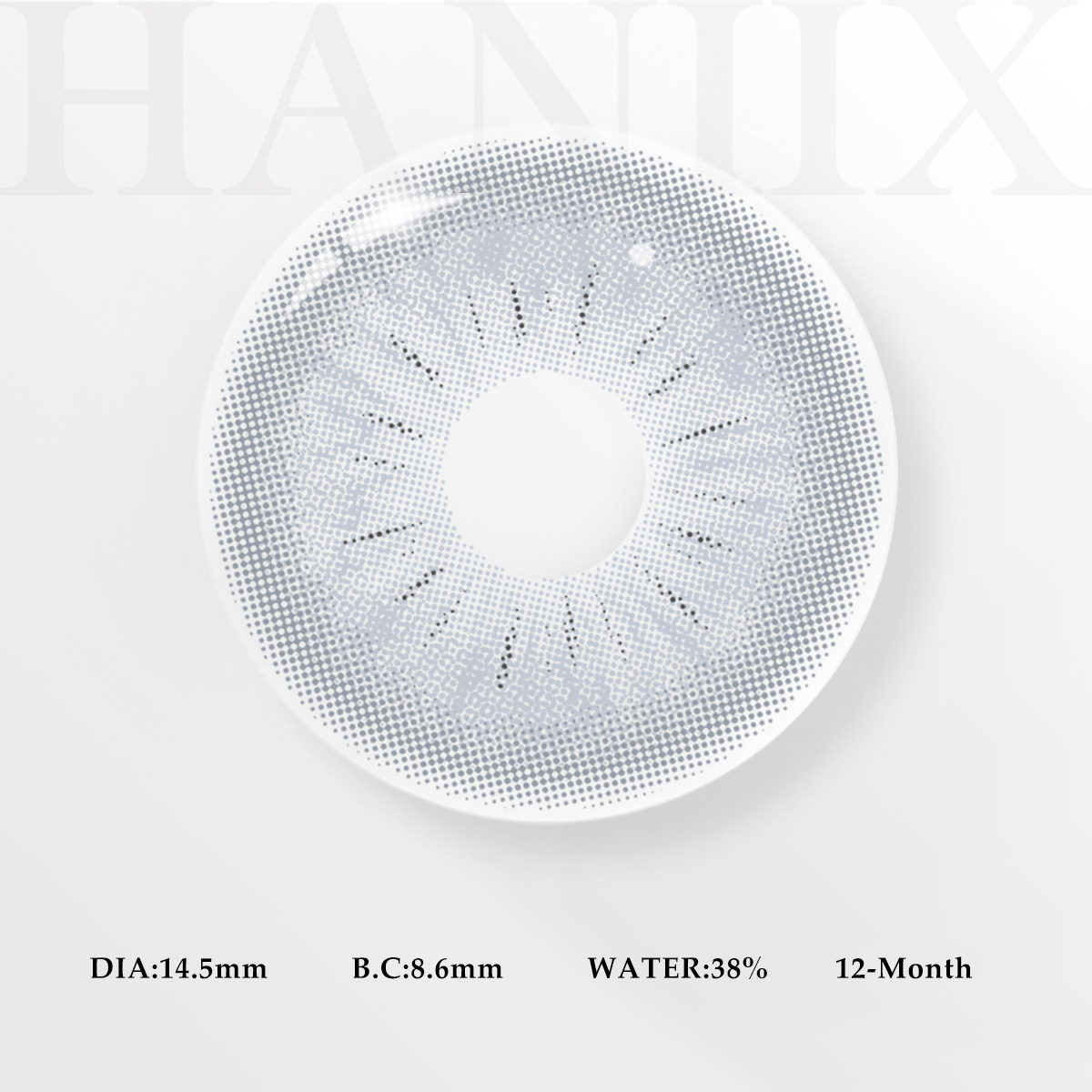 Evoke Grey - Yearly, 2 lenses