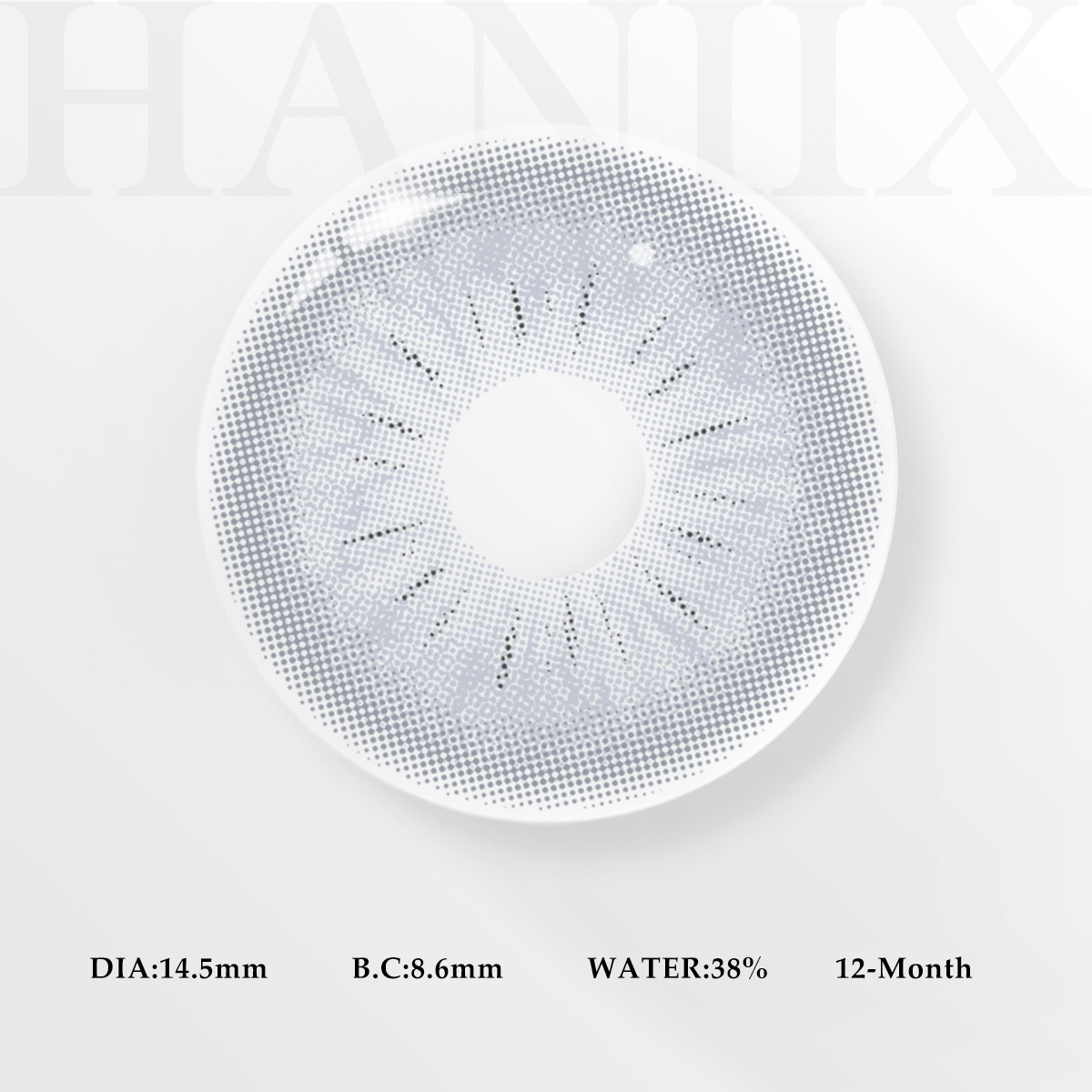 Evoke Grey - Yearly, 2 lenses