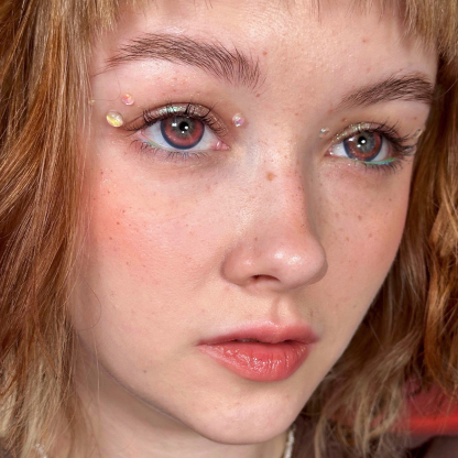 Genshin Galaxy Pink Blue - Yearly, 2 lenses