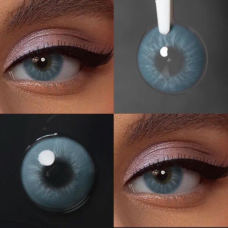 Glitter Blue - Yearly, 2 lenses