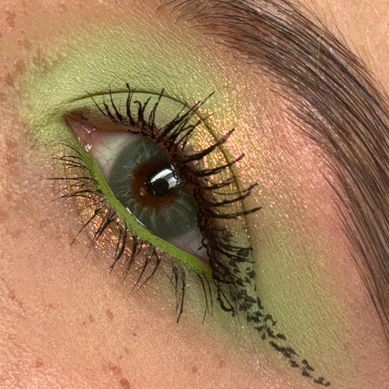 Glitter Green - Yearly, 2 lenses