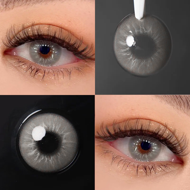 Glitter Grey - Yearly, 2 lenses