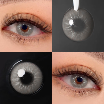 Glitter Grey - Yearly, 2 lenses