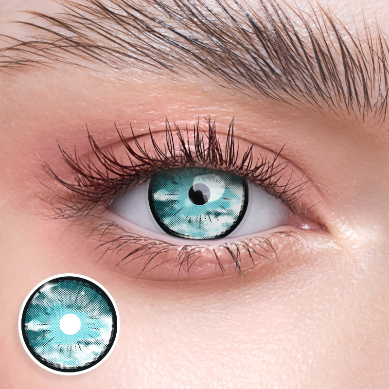 Danganronpa Mikan Tsumiki Anime Cosplay Colored Contacts