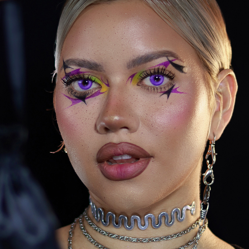 Lolly Blue Violet - Yearly, 2 lenses