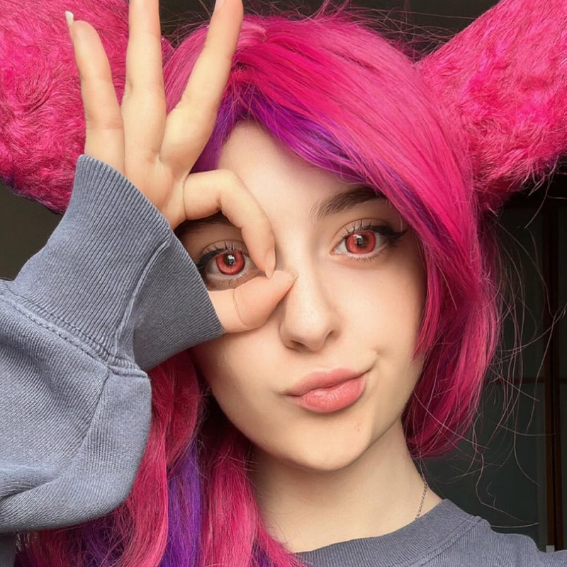 Lolly Red - Yearly, 2 lenses