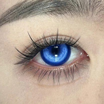 Luna Vivid Blue - 1 Year, 2 lenses