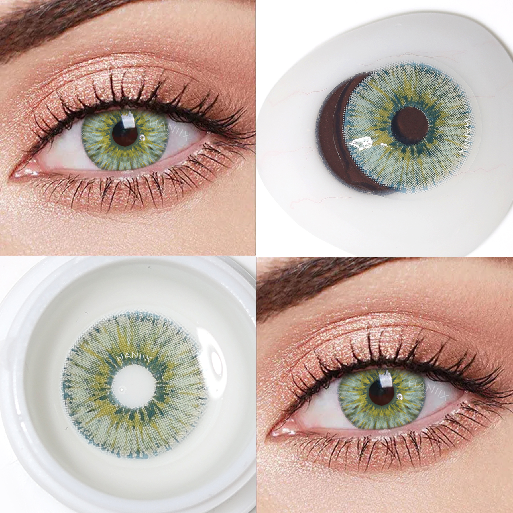 Margarita Olive Natural Look 1 Year Colored Contacts – HANIIX