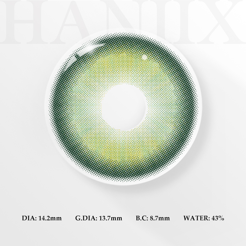 Moss Green Natural 1 Month Colored Contacts – HANIIX