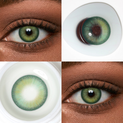 Moss Green Natural 1 Month Colored Contacts – HANIIX